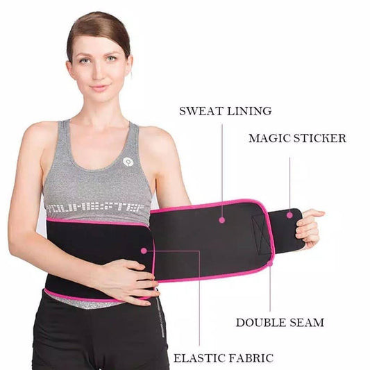 Sweat Belt Waist Trimmer Slimming Tummy Band