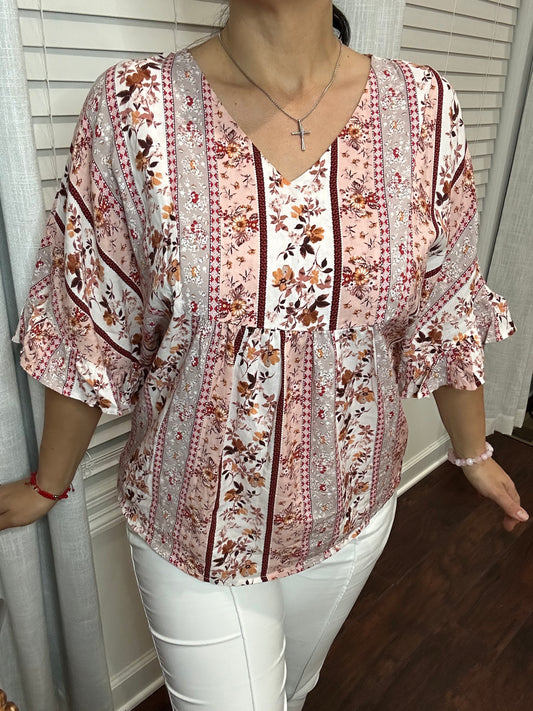 Maggie Floral Tops
