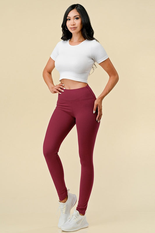 WOMENS FLEECED LEGGINGS