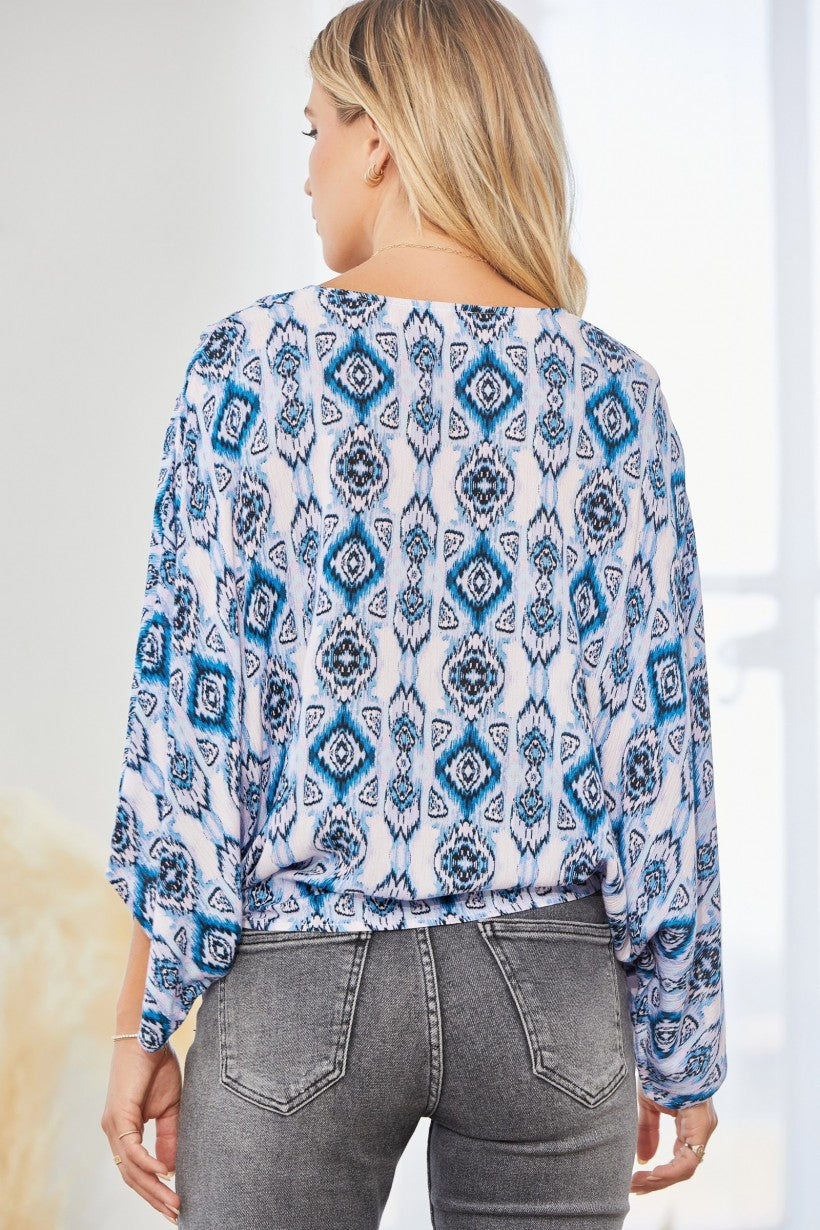 PRINTED BLOUSE