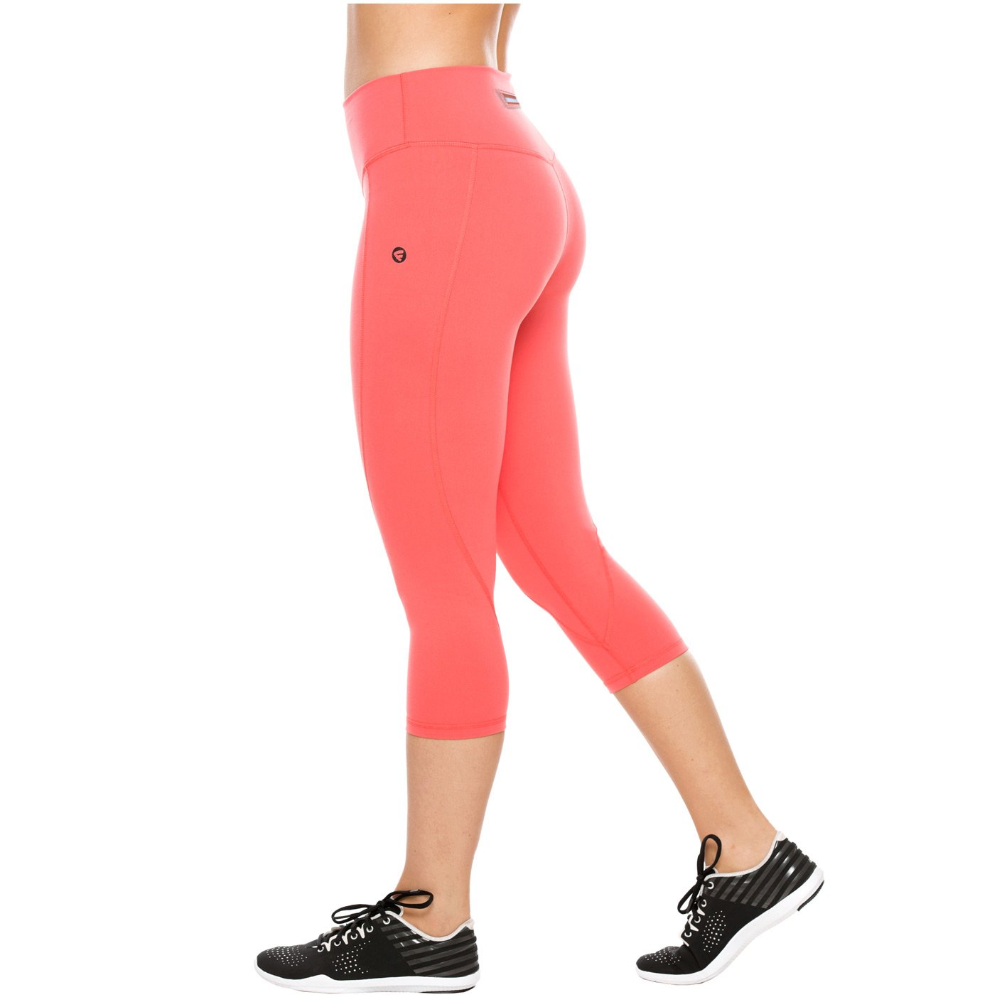 Flexmee 944210 Liberty Mid Rise Capri Leggings for Women | Supplex - Pal Negocio