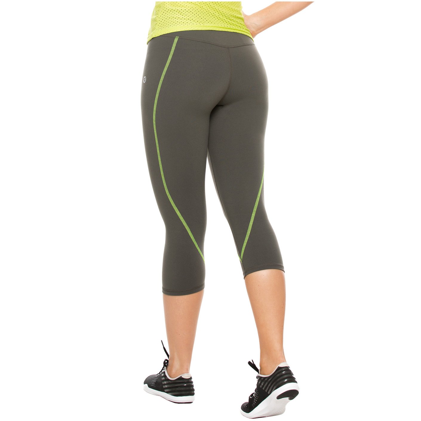 Flexmee 944210 Liberty Mid Rise Capri Leggings for Women | Supplex - Pal Negocio