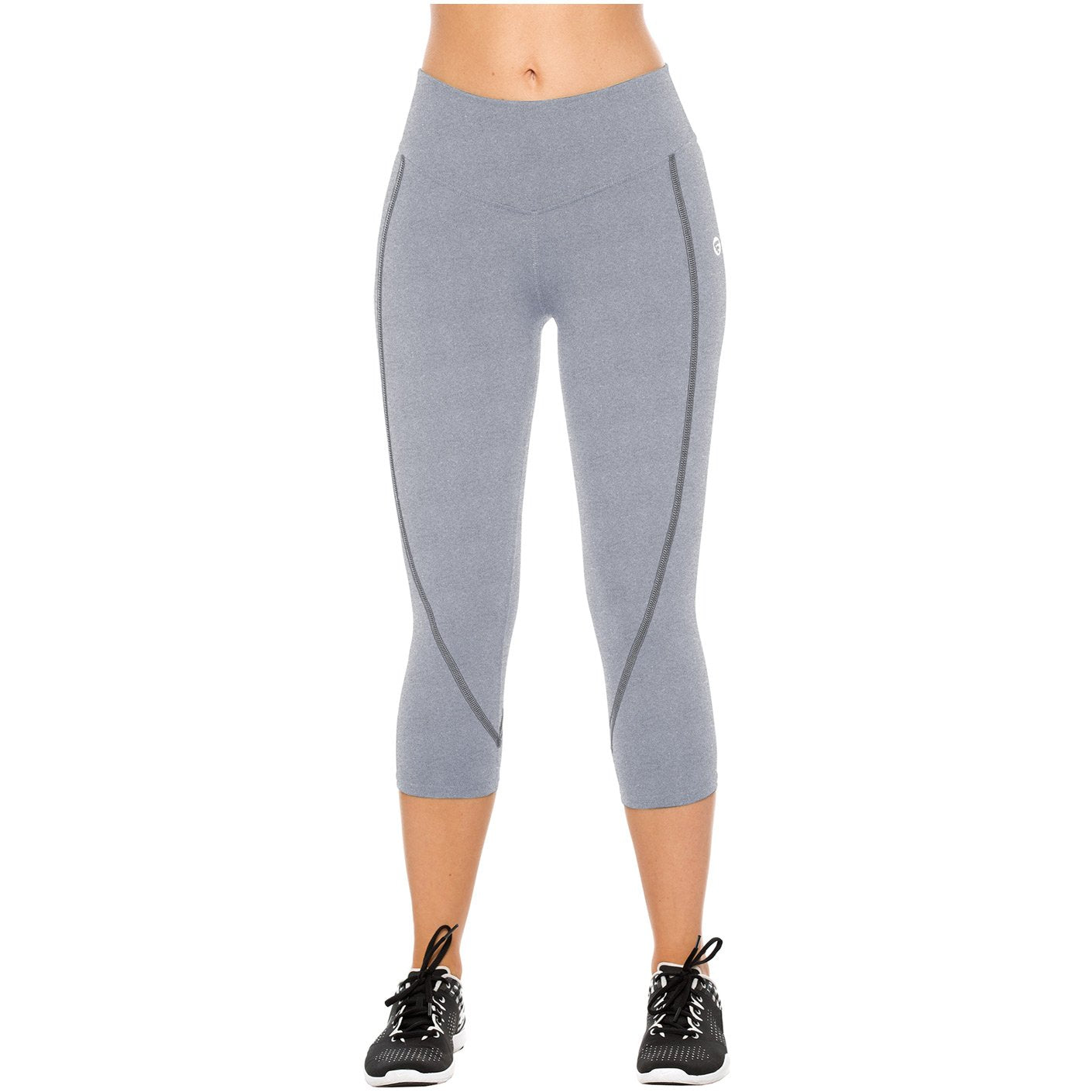 Flexmee 944210 Liberty Mid Rise Capri Leggings for Women | Supplex - Pal Negocio