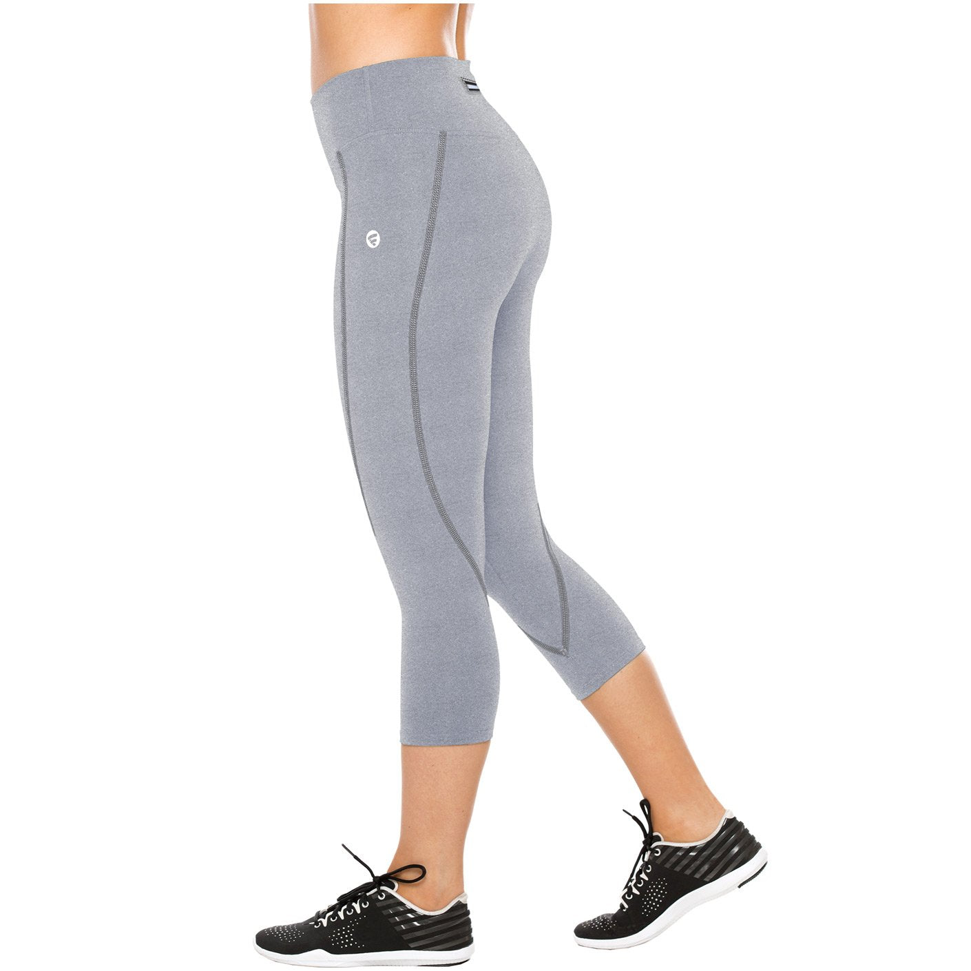 Flexmee 944210 Liberty Mid Rise Capri Leggings for Women | Supplex - Pal Negocio