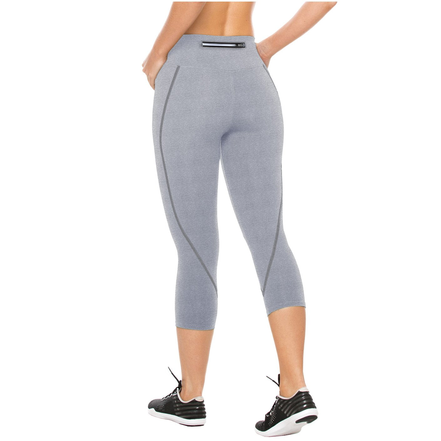 Flexmee 944210 Liberty Mid Rise Capri Leggings for Women | Supplex - Pal Negocio