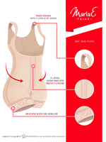 Fajas MariaE FU103 | Post Surgery Girdle Postpartum Body Shaper for Women | Open Bust & Tummy Control - Pal Negocio