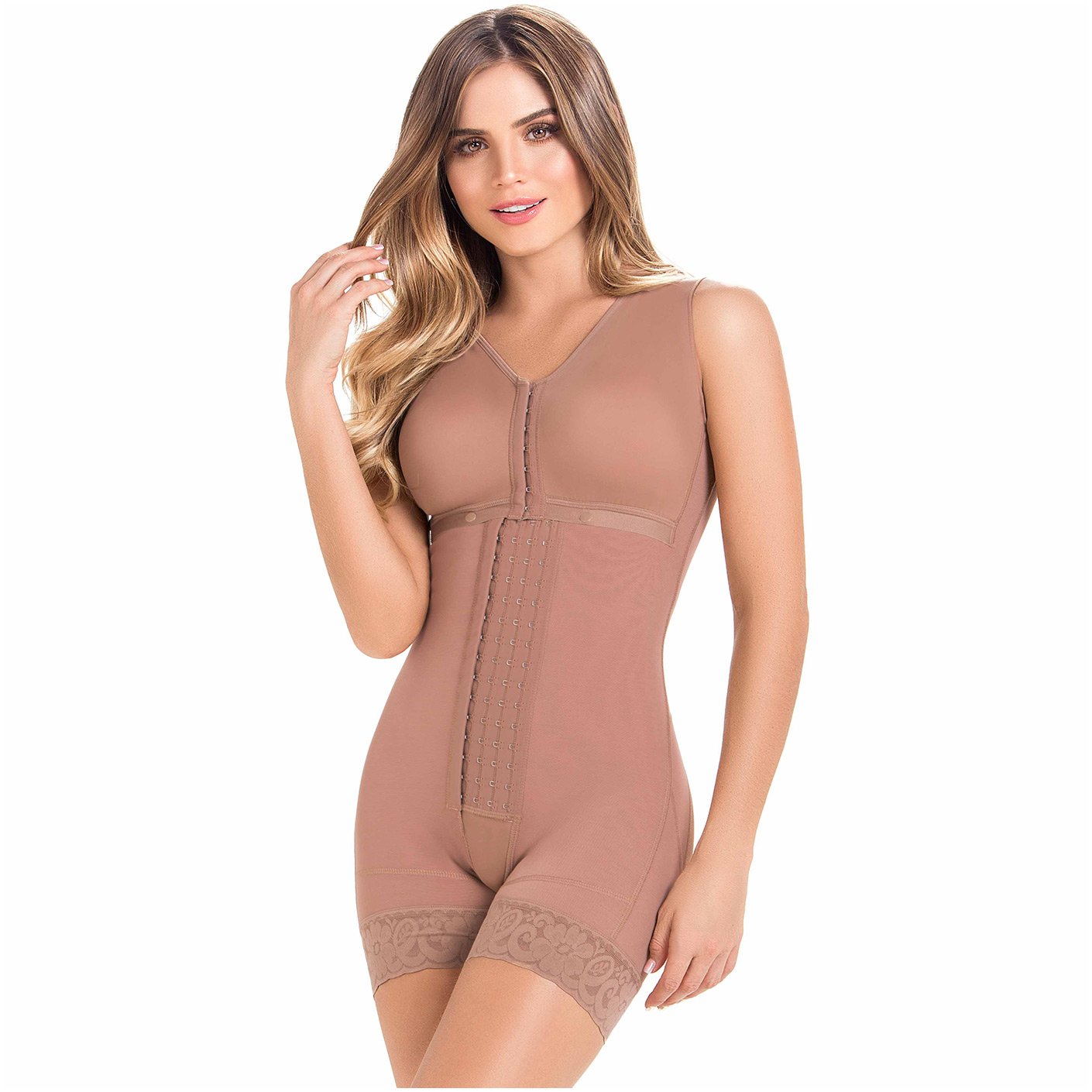 Fajas MariaE FQ102 | Post Op Shapewear for Women | Bra & Mid Thigh - Pal Negocio