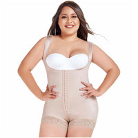 Fajas MariaE FU103 | Post Surgery Girdle Postpartum Body Shaper for Women | Open Bust & Tummy Control - Pal Negocio