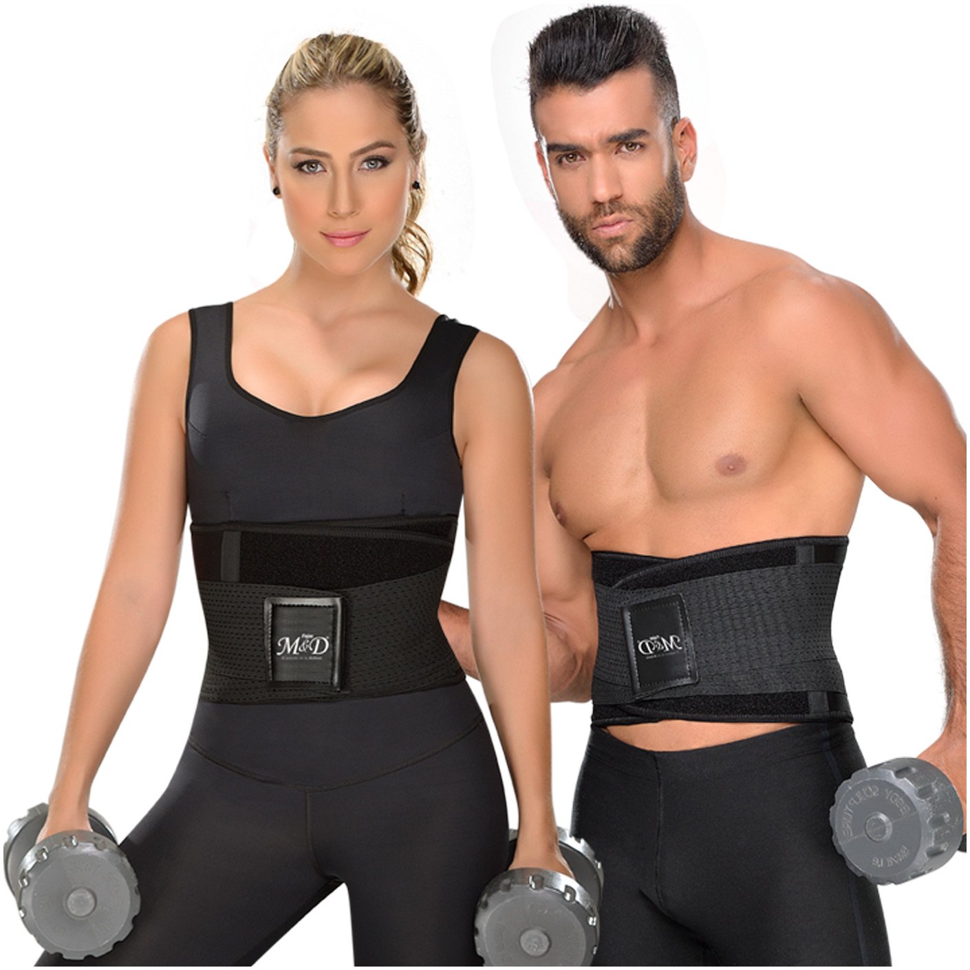 Fajas MYD 0152 Neoprene Waist Trimmer Trainer Workout Gym Belt - Pal Negocio