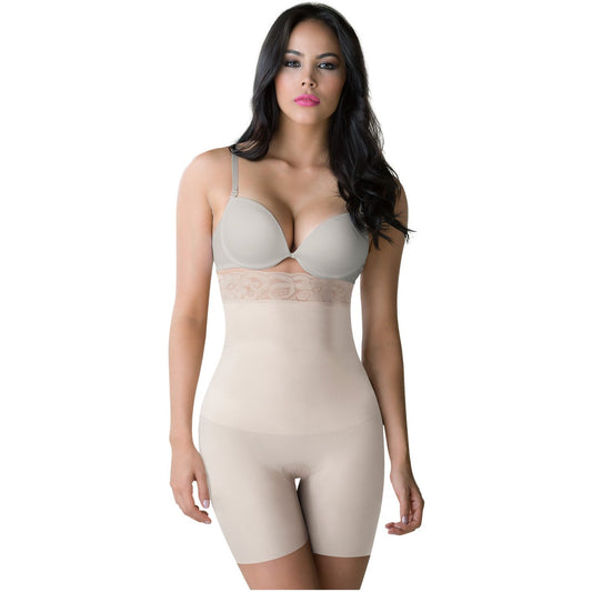 ROMANZA 2050 |  High Waisted Colombian Shapewear Shorts for Women | Butt Lifter Body Shaper - Pal Negocio