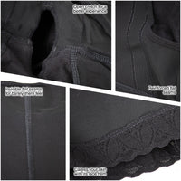 Fajas Salome 0516 | Post Surgery Postpartum Butt Lifter Full Bodysuit | Open Bust Knee Length Body Shaper for Women | Powernet - Pal Negocio