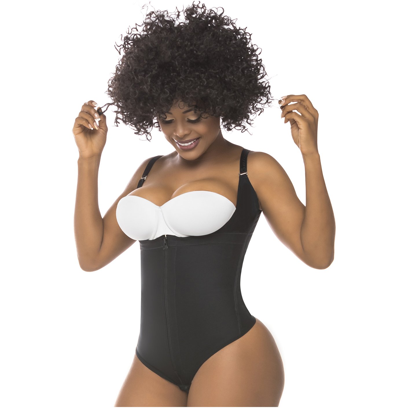 Fajas Salome 0351 | Open Bust Thong Tummy Control Shapewear for Women | Powernet - Pal Negocio