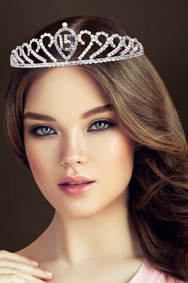 Sweet 15 Rhinestone Princess Tiara