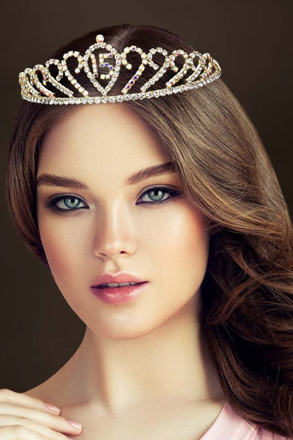 Sweet 15 Rhinestone Princess Tiara