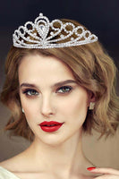 Teardrop Crystal Rhinestone Pageant Princess Tiara