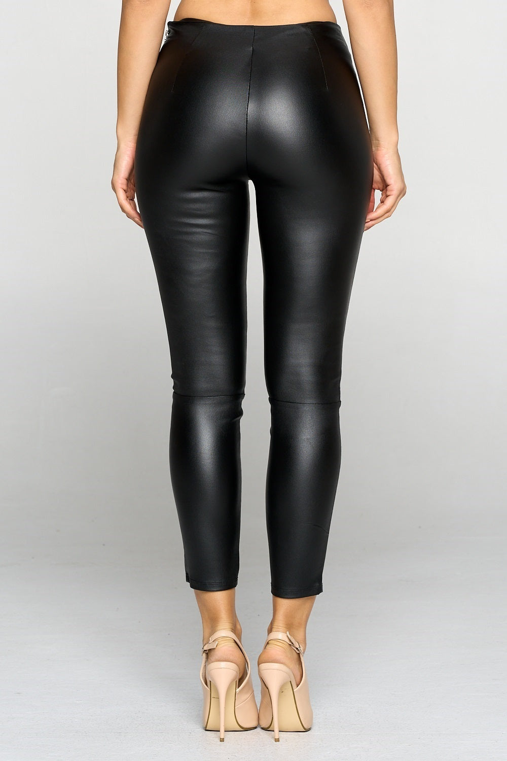HIGH WAISTED FRONT SEAM PANTS