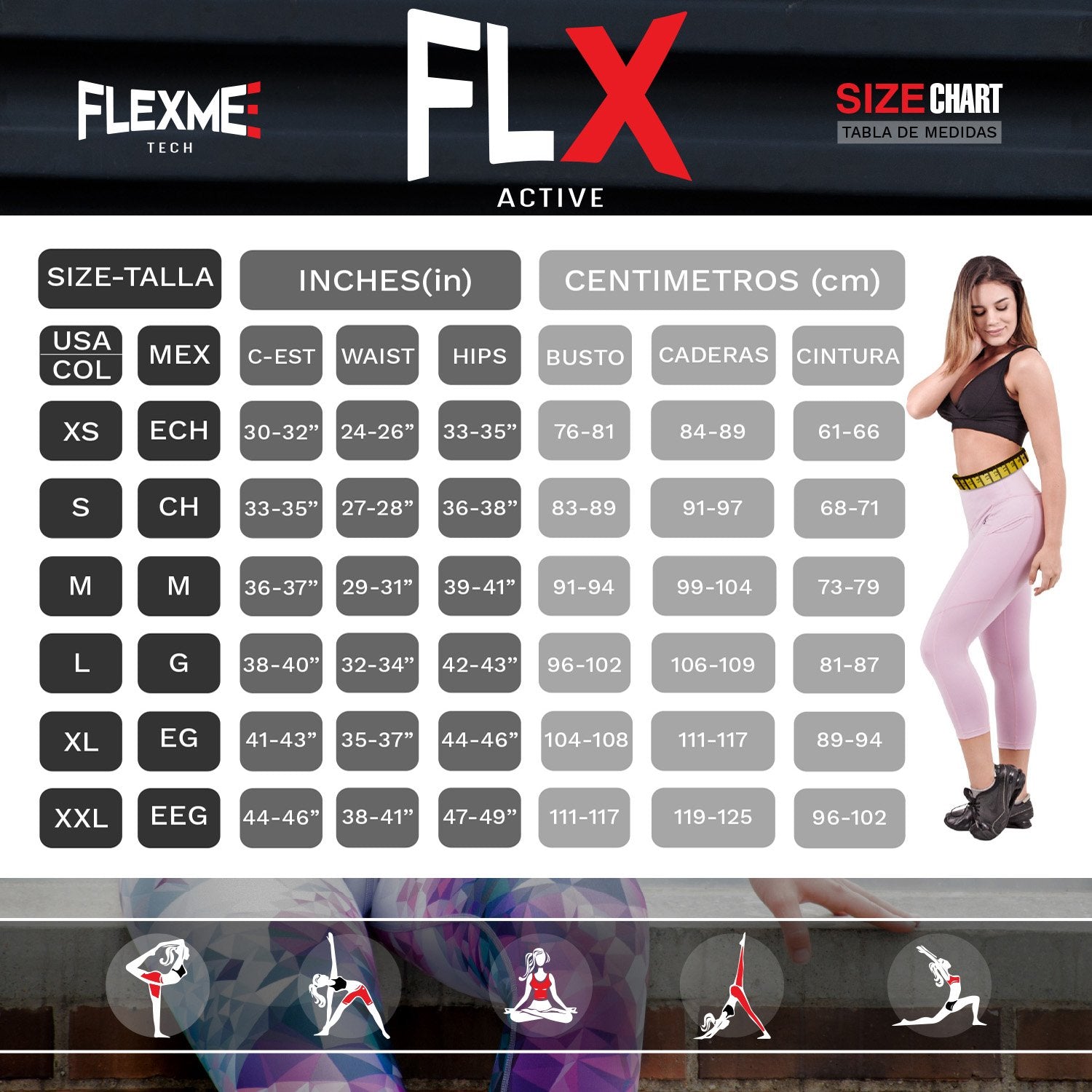 Flexmee 944210 Liberty Mid Rise Capri Leggings for Women | Supplex - Pal Negocio